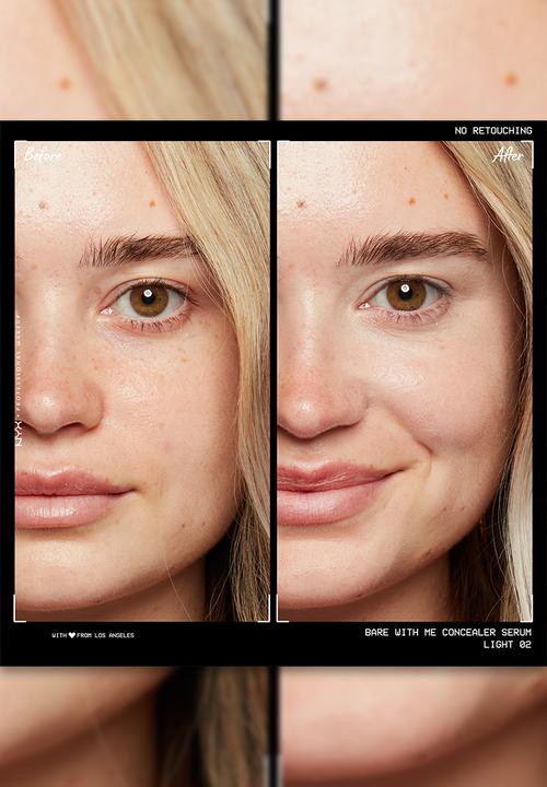 NYX Professional Makeup - Bare with me serum and calm concealer - Light