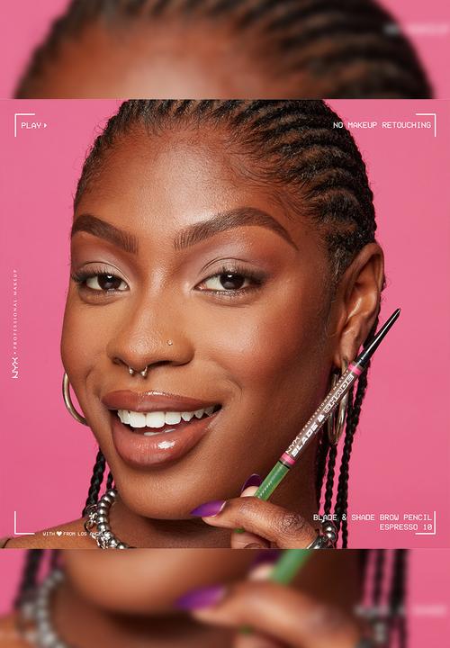 NYX Professional Makeup - Blade N Shade Brow Pencil - Espresso