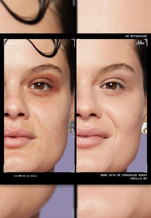 NYX Professional Makeup - Bare with me serum and calm concealer - Vanilla