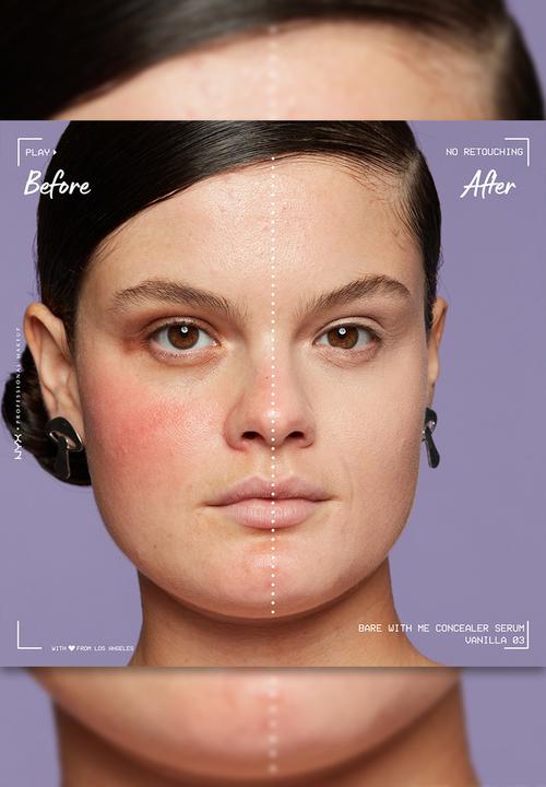 NYX Professional Makeup - Bare with me serum and calm concealer - Vanilla