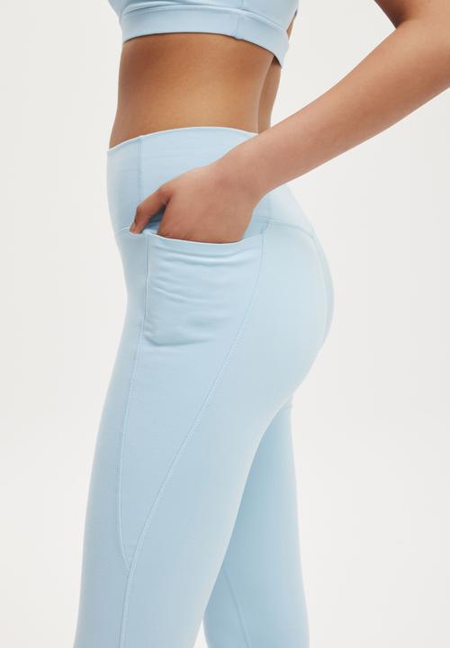 Cotton On - Ultra Soft Side Pocket Full Length Tight - Angel Falls
