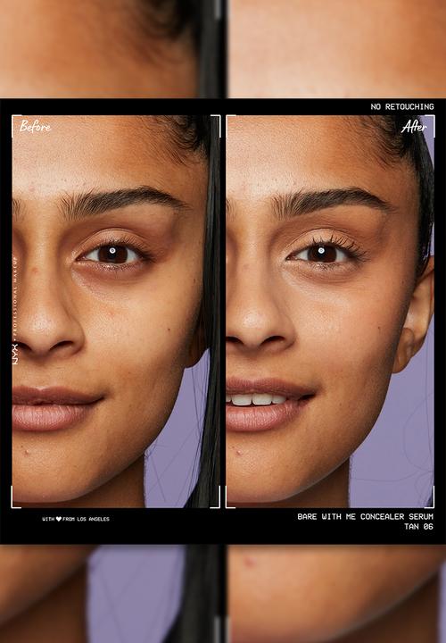 NYX Professional Makeup - Bare with me serum and calm concealer - Tan