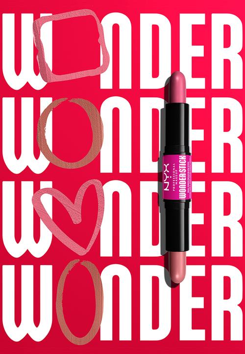NYX Professional Makeup - Wonder Stick Cream Blush - Light Peach and Baby Pink