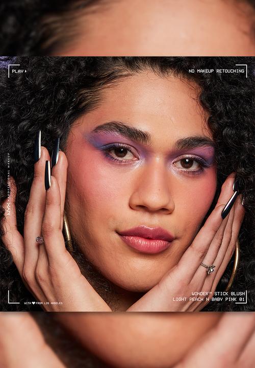 NYX Professional Makeup - Wonder Stick Cream Blush - Light Peach and Baby Pink