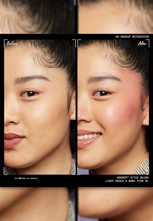 NYX Professional Makeup - Wonder Stick Cream Blush - Honey Orange and Rose