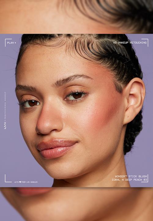 NYX Professional Makeup - Wonder Stick Cream Blush - Coral and Deep Peach