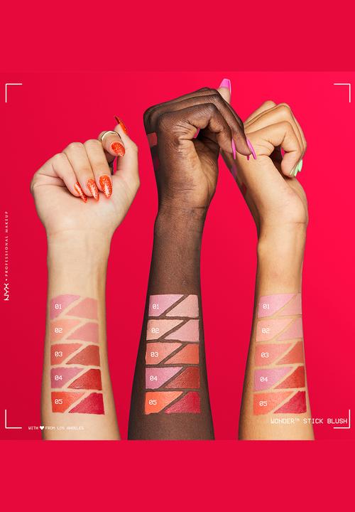 NYX Professional Makeup - Wonder Stick Cream Blush - Coral and Deep Peach