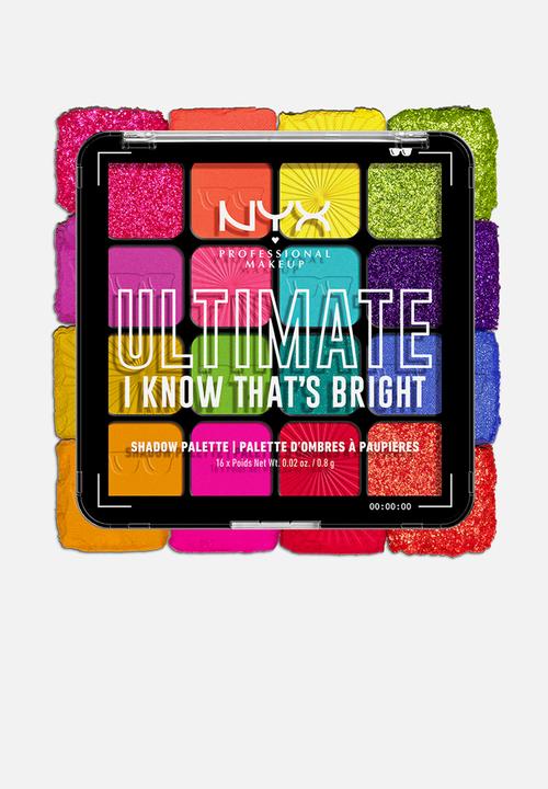 NYX Professional Makeup - Ultimate Shadow I Know Thats Bright Eyeshadow Palette