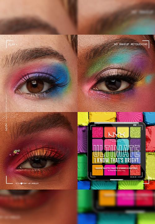 NYX Professional Makeup - Ultimate Shadow I Know Thats Bright Eyeshadow Palette