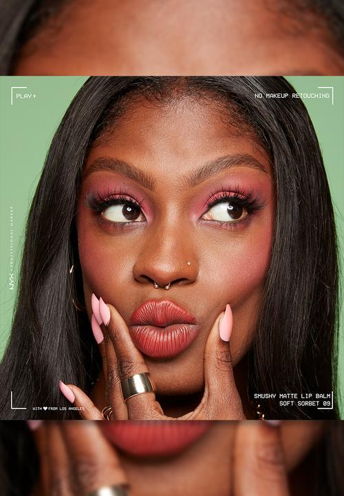 NYX Professional Makeup - Soft Matte Smushy Lip Balm - 09 Soft Sorbet