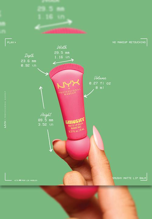 NYX Professional Makeup - Soft Matte Smushy Lip Balm - 09 Soft Sorbet