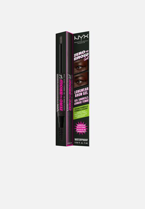 NYX Professional Makeup - Zero To Brow Gel - Black
