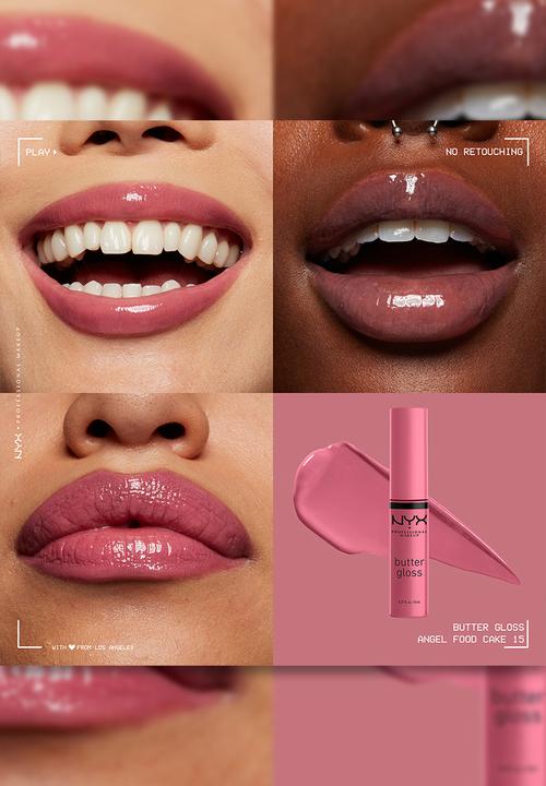 NYX Professional Makeup - Butter Lip Gloss - Angel Food Cake