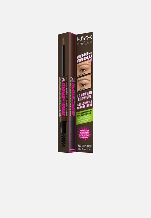 NYX Professional Makeup - Zero To Brow Gel - Espresso
