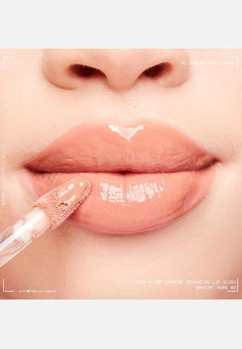 NYX Professional Makeup - Duck Plump High Pigment Plumping Lip Gloss - 02 Bangin Bare