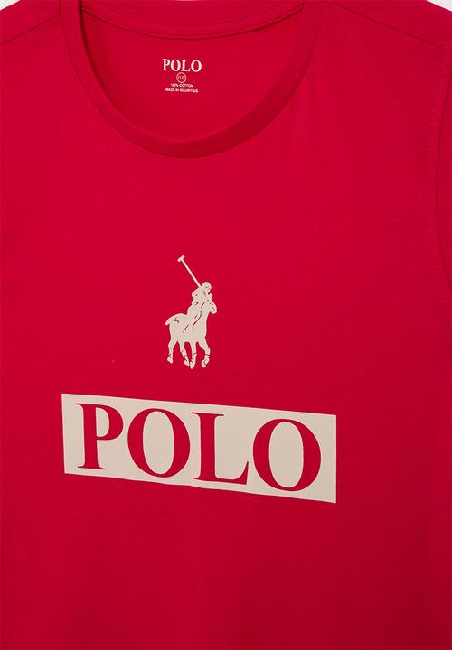 POLO - Boys connor printed vest - samba red