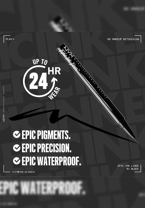 NYX Professional Makeup - Epic Ink Liner - Shade 01