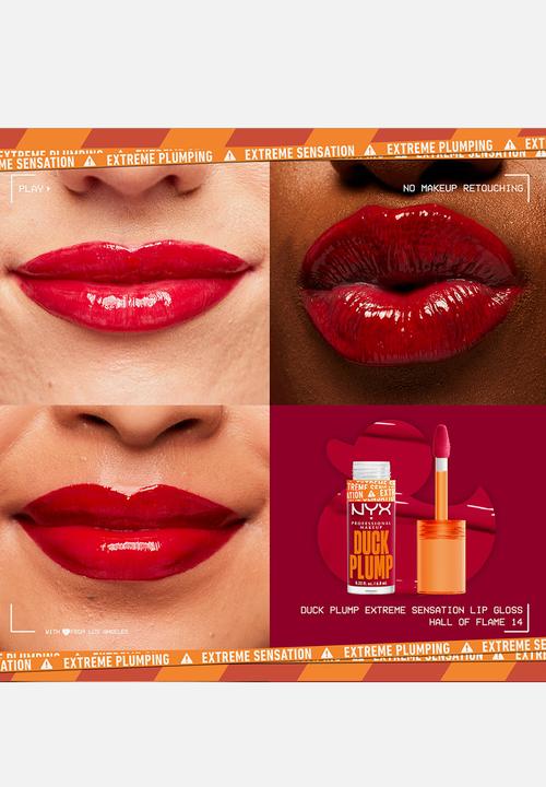 NYX Professional Makeup - Duck Plump High Pigment Plumping Lip Gloss - 14 Hall of Flame