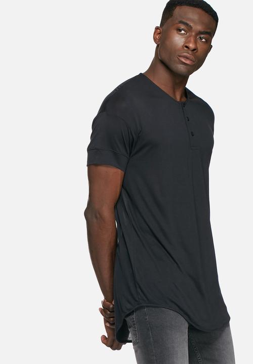 Selected Homme - Splint neck tee 