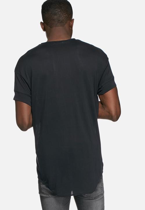 Selected Homme - Splint neck tee 