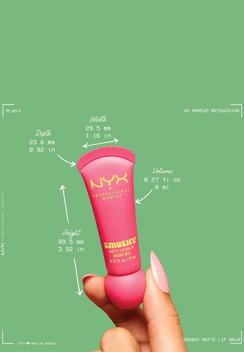 NYX Professional Makeup - Soft Matte Smushy Lip Balm - 07 Swipe 2 Smooth