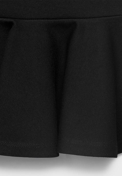 MANGO - Top Peplum - Black