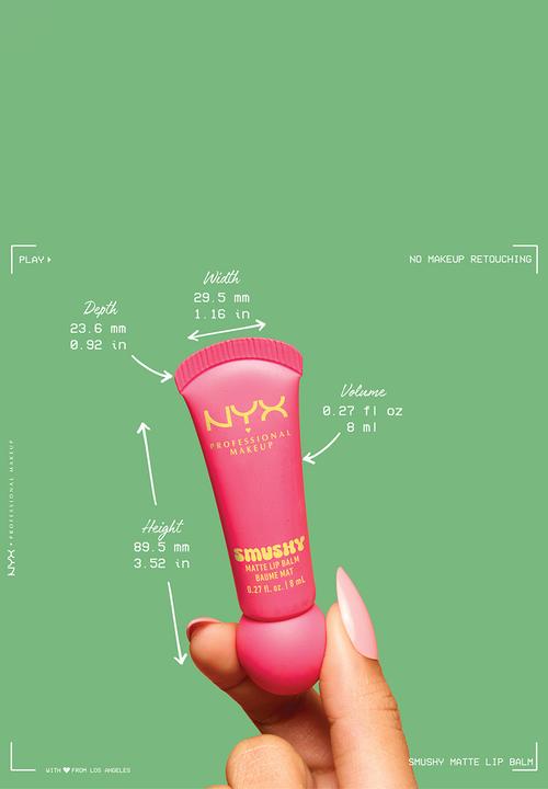 NYX Professional Makeup - Soft Matte Smushy Lip Balm - 10 Sassy Stuff
