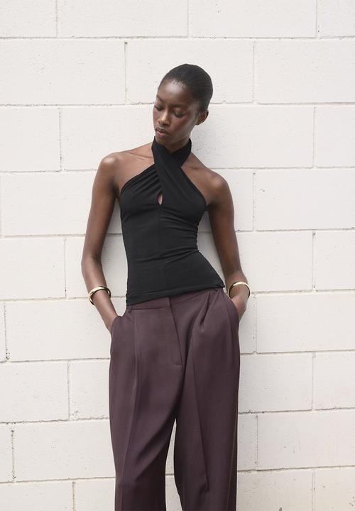 MANGO - Top Chris - Black