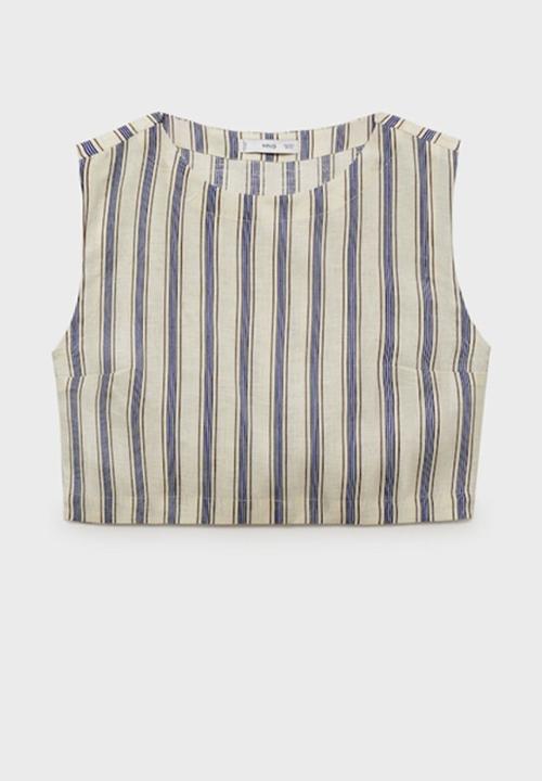 MANGO - Top Fred - Light Beige