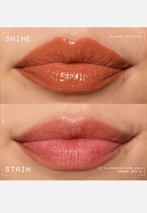 NYX Professional Makeup - Lip IV Hydrating Glossy Lip Stain With 12hr Hydration - Caramel Drip