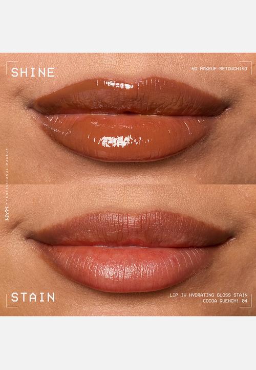 NYX Professional Makeup - Lip IV Hydrating Glossy Lip Stain With 12hr Hydration - Cocoa Quench