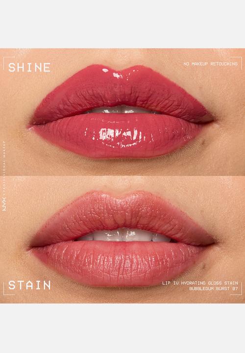 NYX Professional Makeup - Lip IV Hydrating Glossy Lip Stain With 12hr Hydration - Bubblegum Burst