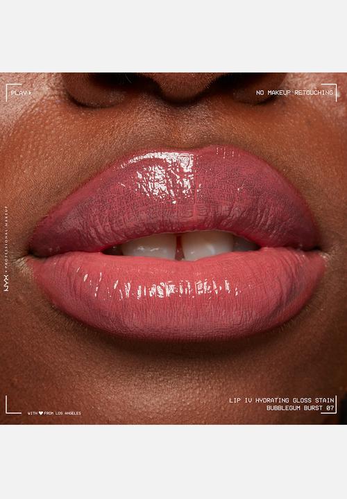 NYX Professional Makeup - Lip IV Hydrating Glossy Lip Stain With 12hr Hydration - Bubblegum Burst