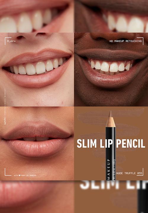NYX Professional Makeup - Slim Lip Pencil - 855 Nude Truffle