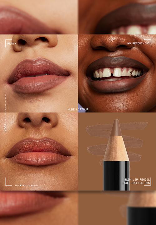 NYX Professional Makeup - Slim Lip Pencil - 855 Nude Truffle