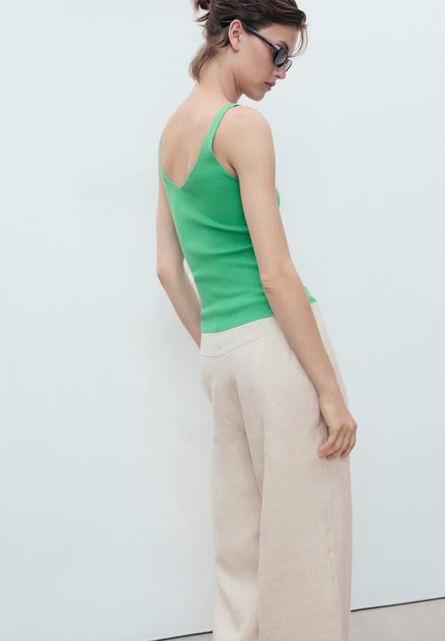 MANGO - Top Gym - Green