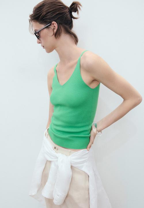MANGO - Top Gym - Green