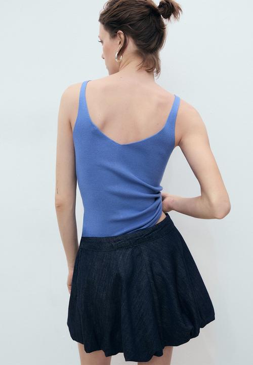 MANGO - Top Gym - Light/Pastel Blue