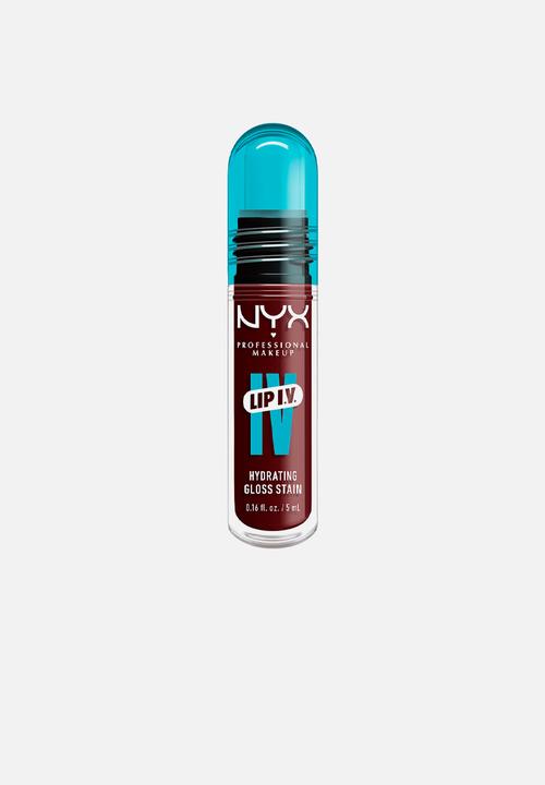 NYX Professional Makeup - Lip IV Hydrating Glossy Lip Stain With 12hr Hydration - Water Bout Wine