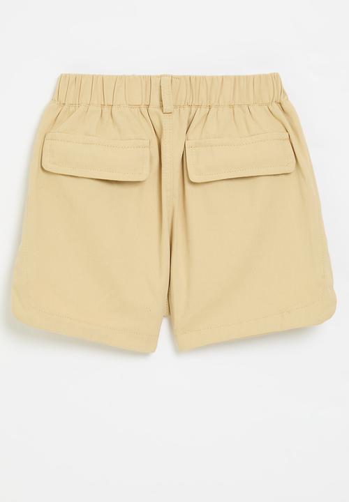 Pop Candy - Utility shorts - beige