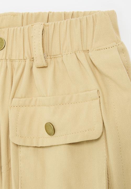 Pop Candy - Utility shorts - beige