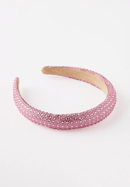 Cotton On - Sophia Luxe Headband - Fairy Pink/Gemmie Sparkles