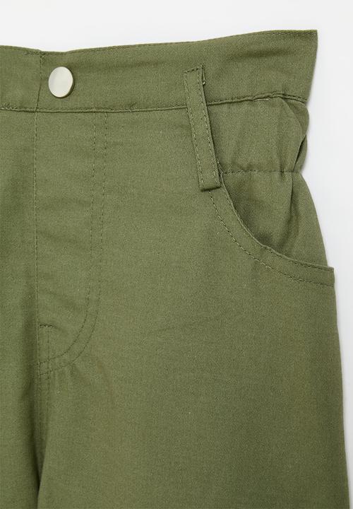 Pop Candy - Turn up shorts - green