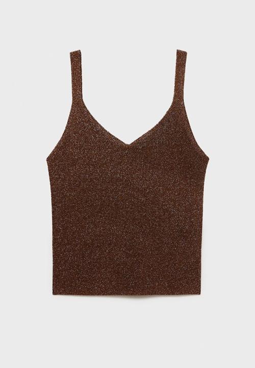 MANGO - Top Kling - Brown