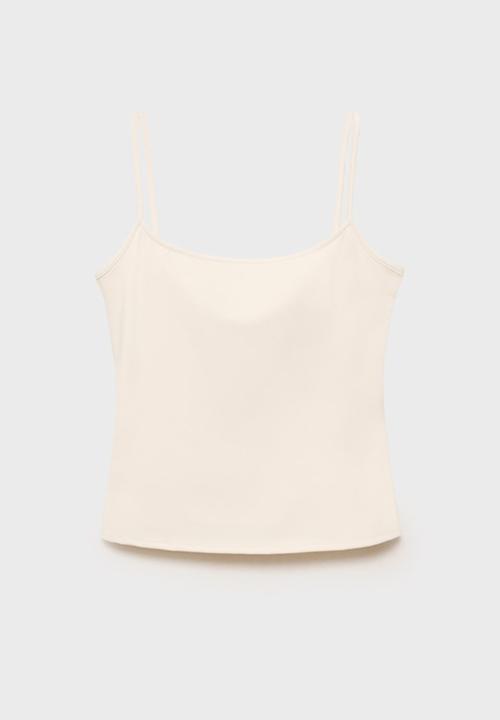 MANGO - Top Bacara - Light Beige