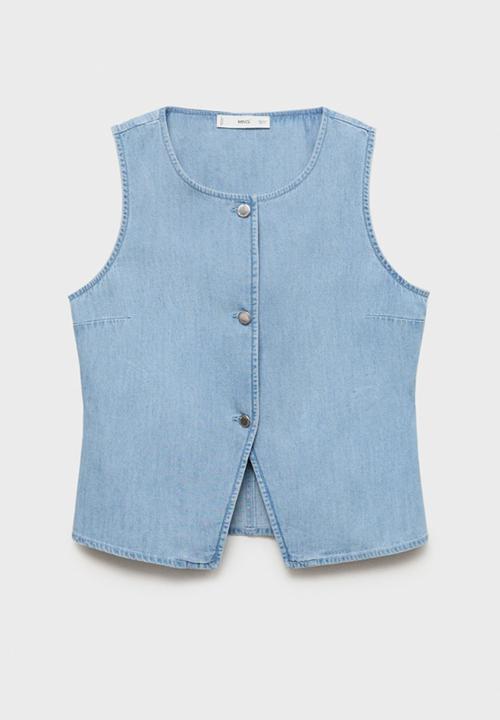 MANGO - Top Vionet - Open Blue