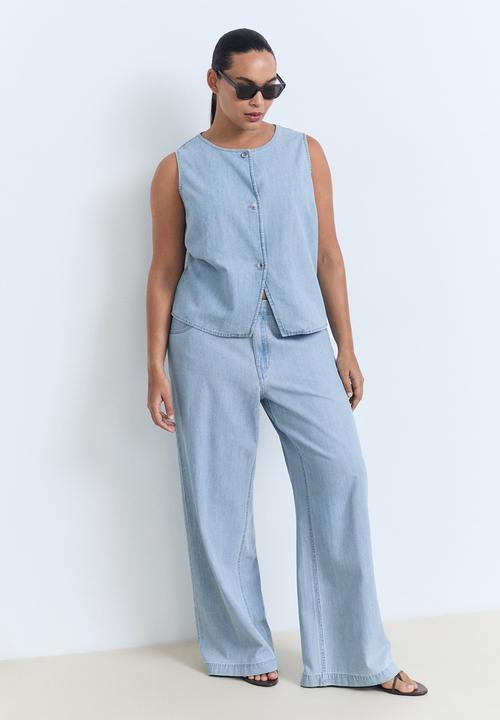 MANGO - Top Vionet - Open Blue