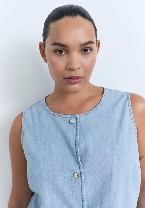MANGO - Top Vionet - Open Blue