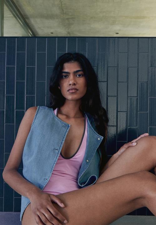 MANGO - Top Vionet - Open Blue