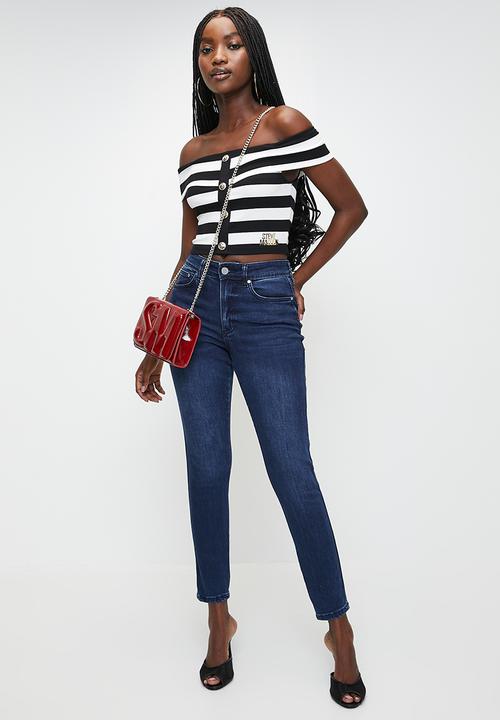 Steve Madden - Eva Curvy Dark Wash Skinny - Dark Blue